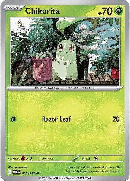 Chikorita 008/132 Normal ME01: Mega Evolution