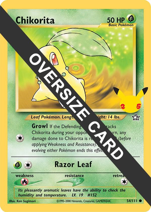 Chikorita 054/111 Normal First Partner Pack