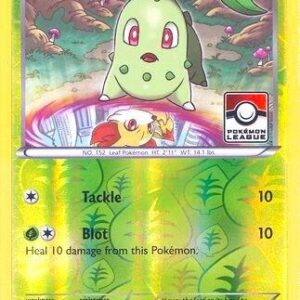 Chikorita 1/122 (Pokemon League) 001/122 Reverse Holofoil League & Championship Cards Chikorita 1/122 (Pokemon League) 001/122 Reverse Holofoil League & Championship Cards