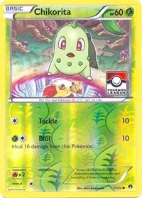 Chikorita | 1/122 (Pokemon League) | 001/122 | Reverse Holofoil | League & Championship Cards