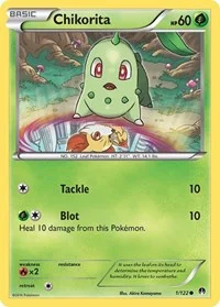 Chikorita | 1/122 | Reverse Holofoil | XY - BREAKpoint