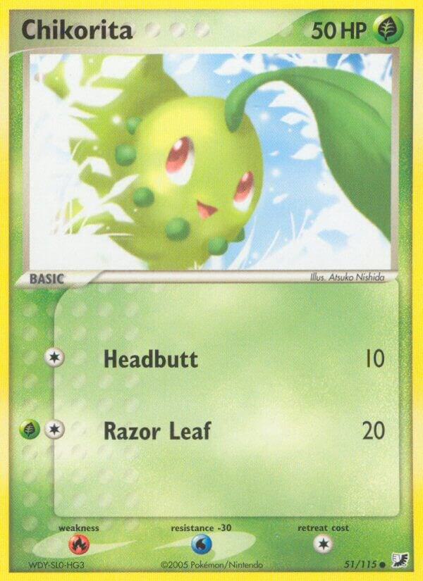 Chikorita 51/115 Normal Unseen Forces