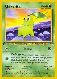 Chikorita (53) | 053/111 | 1st Edition | Neo Genesis