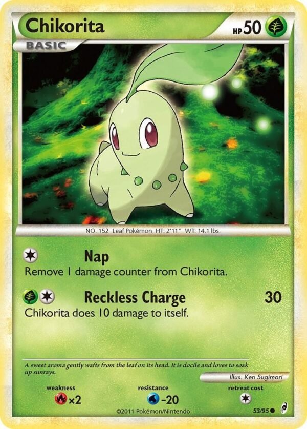 Chikorita 53/95 Normal Call of Legends Chikorita 53/95 Normal Call of Legends