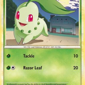 Chikorita 59/123 Reverse Holofoil HeartGold SoulSilver Chikorita 59/123 Reverse Holofoil HeartGold SoulSilver
