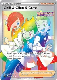 Chili & Cilan & Cress (Secret) | 273/264 | Holofoil | SWSH08: Fusion Strike