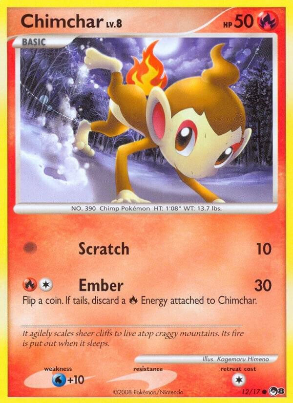 Chimchar 012/017 Normal POP Series 8