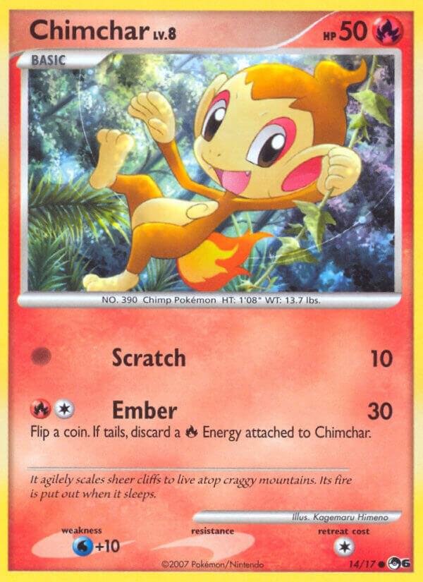 Chimchar 014/017 Holofoil POP Series 6 Chimchar 014/017 Holofoil POP Series 6