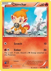Chimchar | 18/114 | Normal | XY - Steam Siege Chimchar | 18/114 | Normal | XY - Steam Siege