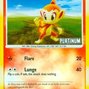 Chimchar 56/100 [Platinum] 056/100 Reverse Holofoil Burger King Promos