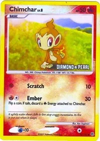 Chimchar | 76/130 [Diamond & Pearl] | 076/130 | Reverse Holofoil | Burger King Promos