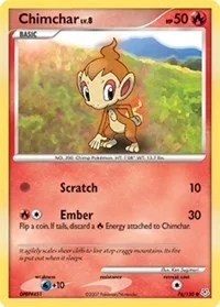 Chimchar | 76/130 | Reverse Holofoil | Diamond and Pearl