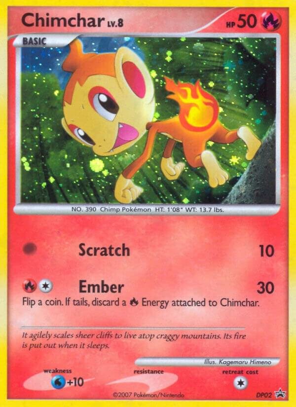 Chimchar DP02 Holofoil Diamond and Pearl Promos Chimchar DP02 Holofoil Diamond and Pearl Promos