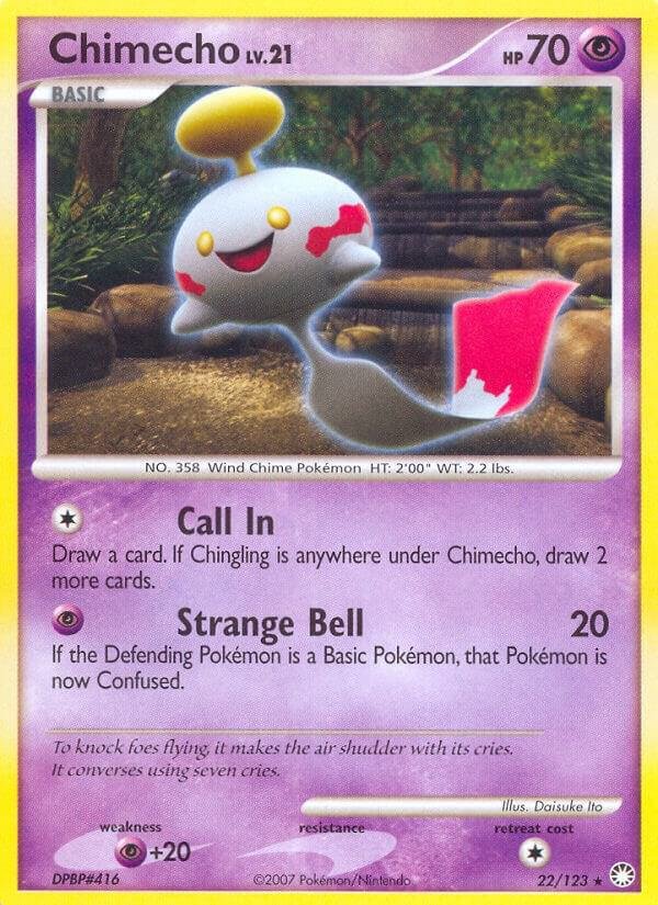 Chimecho 22/123 Reverse Holofoil Mysterious Treasures