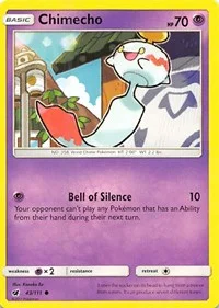 Chimecho | 43/111 | Reverse Holofoil | SM - Crimson Invasion
