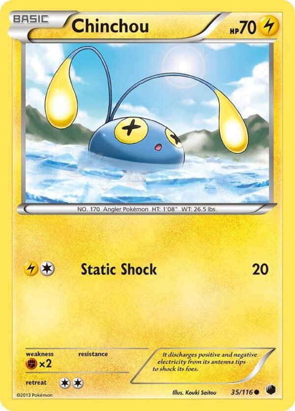 Chinchou 35/116 Normal Plasma Freeze Chinchou 35/116 Normal Plasma Freeze