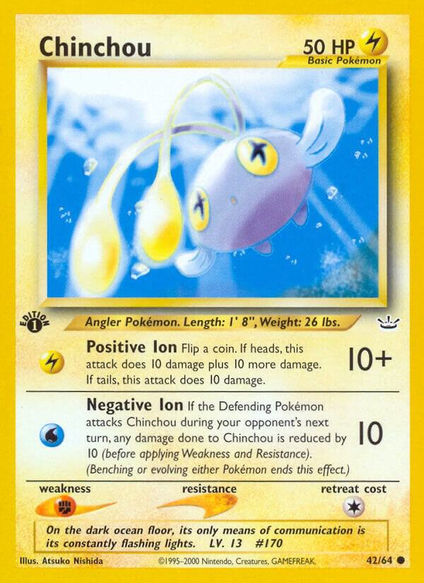 Chinchou 42/64 Unlimited Neo Revelation
