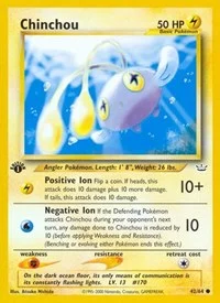 Chinchou | 42/64 | 1st Edition | Neo Revelation