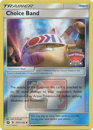 Choice Band 121a/145 (Oceania Championships) Reverse Holofoil League & Championship Cards