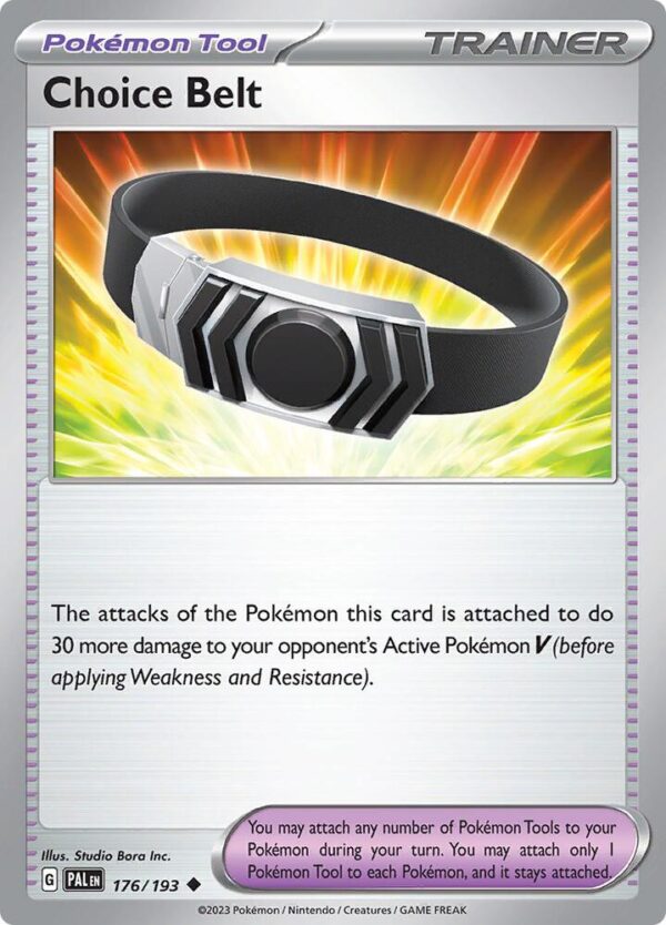 Choice Belt 176/193 Reverse Holofoil SV02: Paldea Evolved