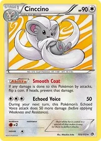 Cinccino | 105/113 | Reverse Holofoil | Legendary Treasures