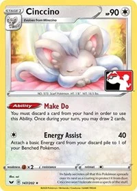 Cinccino | 147/202 | Holofoil | Prize Pack Series Cards