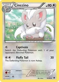 Cinccino | 85/98 | Reverse Holofoil | Emerging Powers Cinccino | 85/98 | Reverse Holofoil | Emerging Powers