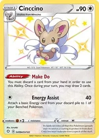 Cinccino | SV094/SV122 | Holofoil | Shining Fates: Shiny Vault