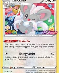 Cinccino SWSH009 (Prerelease) [Staff] Holofoil SWSH: Sword & Shield Promo Cards