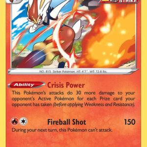 Cinderace 028/198 Normal Deck Exclusives
