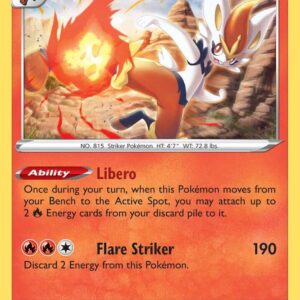 Cinderace 034/202 (Non-Holo) Normal Deck Exclusives