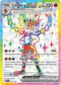 Cinderace ex | 157/142 | Holofoil | SV07: Stellar Crown