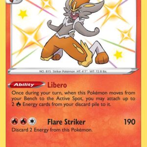 Cinderace SV017/SV122 Holofoil Shining Fates: Shiny Vault Cinderace SV017/SV122 Holofoil Shining Fates: Shiny Vault