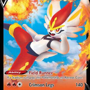 Cinderace V 018/072 Holofoil Shining Fates