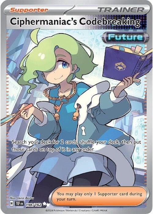 Ciphermaniac’s Codebreaking 198/162 Holofoil SV05: Temporal Forces Ciphermaniac’s Codebreaking 198/162 Holofoil SV05: Temporal Forces