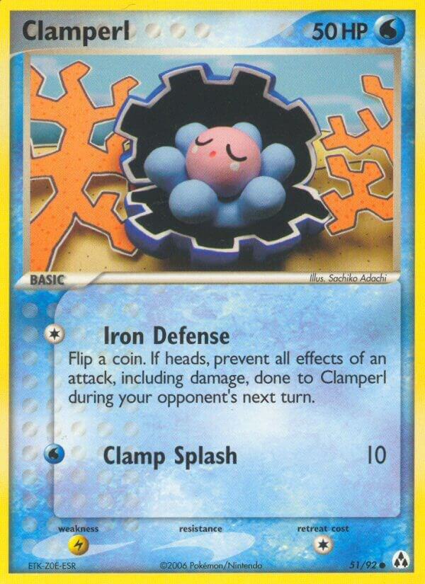 Clamperl 51/92 Reverse Holofoil Legend Maker