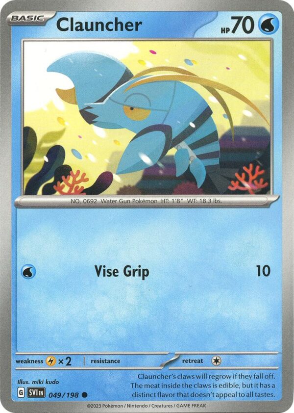 Clauncher 049/198 Reverse Holofoil SV01: Scarlet & Violet Base Set