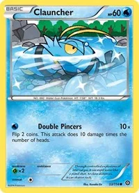 Clauncher | 33/114 | Reverse Holofoil | XY - Steam Siege