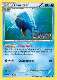 Clawitzer (XY Steam Siege Prerelease) | XY146 | Holofoil | XY Promos