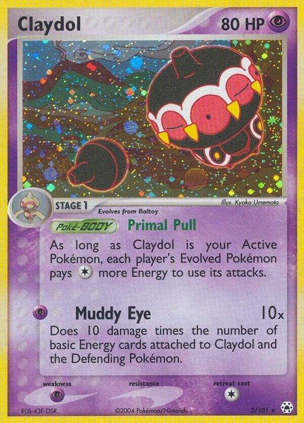 Claydol 2/101 Reverse Holofoil Hidden Legends