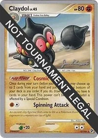 Claydol | 2008 (Jason Klaczynski) | 15/106 | Normal | World Championship Decks