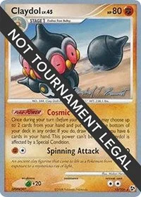 Claydol | 2010 (Michael Pramawat) | 15/106 | Normal | World Championship Decks