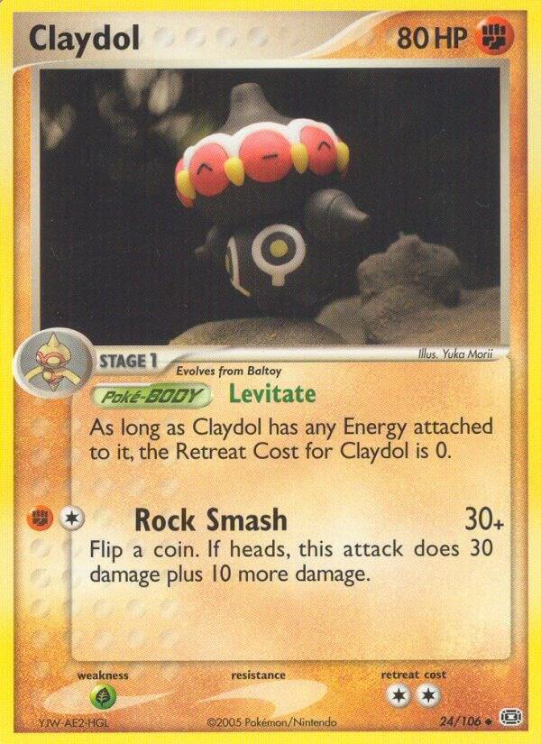 Claydol 24/106 Reverse Holofoil Emerald