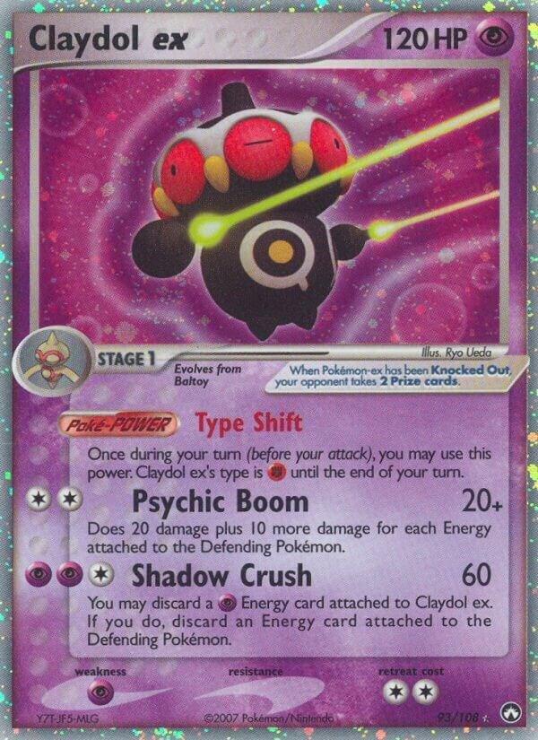Claydol ex 93/108 Holofoil Power Keepers Claydol ex 93/108 Holofoil Power Keepers