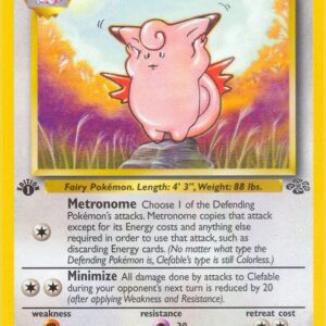 Clefable (17) 17/64 1st Edition Jungle
