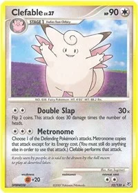 Clefable | 22/130 | Reverse Holofoil | Diamond and Pearl