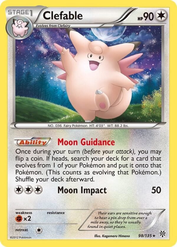 Clefable 98/135 Normal Plasma Storm Clefable 98/135 Normal Plasma Storm