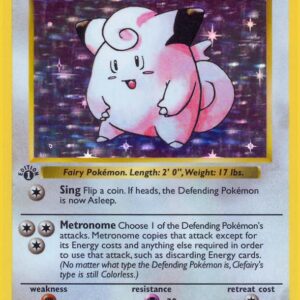 Clefairy 005/102 Unlimited Holofoil Base Set (Shadowless)