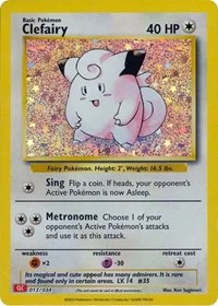 Clefairy | 013/034 | Holofoil | Trading Card Game Classic