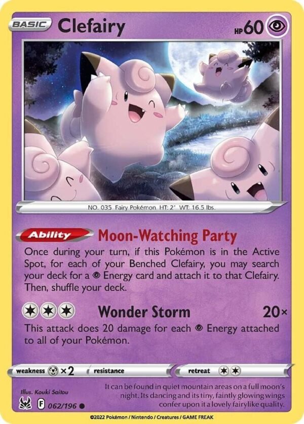 Clefairy 062/196 Normal SWSH11: Lost Origin